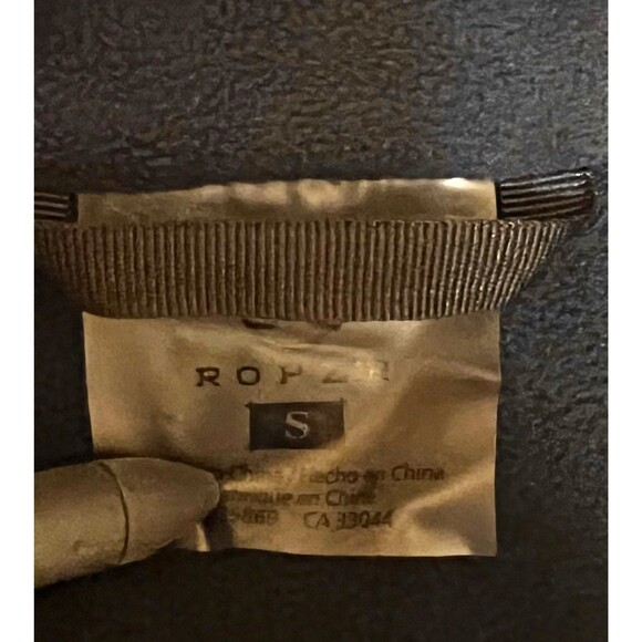 ROPER Women's Pink/ Geometric Softshell Fleece Lined Tech Jacket Cowgirl Small - Picture 7 of 9